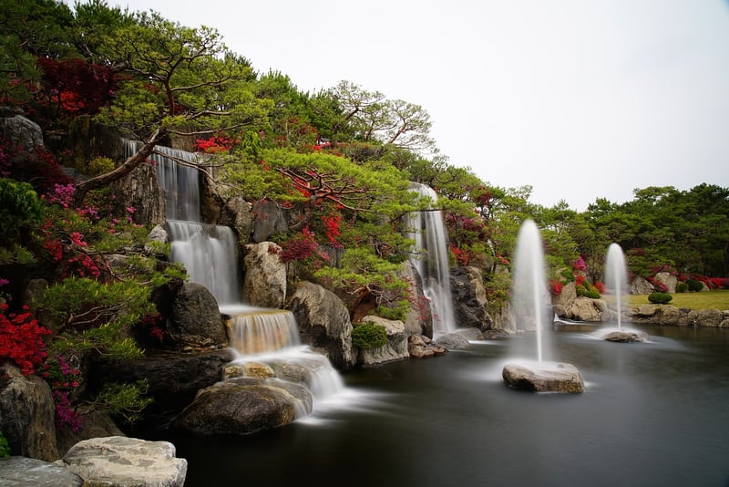 Rock Waterfall Feature